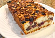 Sour Cream Saskatoon Berry Coffee Cake Sour Cream Saskatoon Berry Coffee Cake