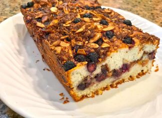 Sour Cream Saskatoon Berry Coffee Cake Sour Cream Saskatoon Berry Coffee Cake