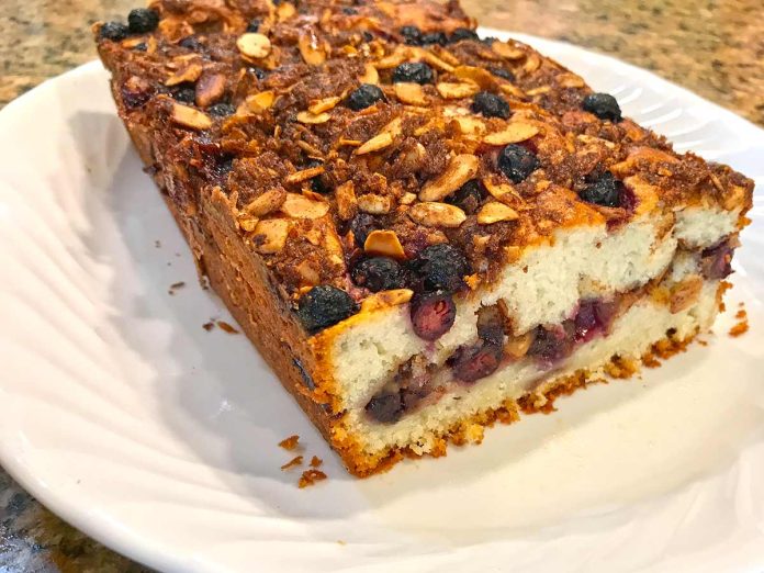 Sour Cream Saskatoon Berry Coffee Cake Sour Cream Saskatoon Berry Coffee Cake