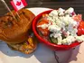 The Canadian Brewhouse Cajun Chicken Burger Greek Salad Canadian Brewhouse Moose Jaw