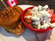 The Canadian Brewhouse Cajun Chicken Burger Greek Salad Canadian Brewhouse Moose Jaw