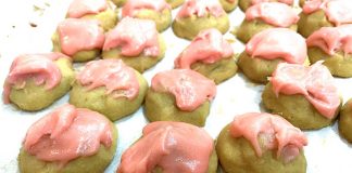 Mom’s Cherry Flips cherry-flip-cookies-business-moose-jaw-cookie-cooked-witih-icing