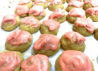 Mom’s Cherry Flips cherry-flip-cookies-business-moose-jaw-cookie-cooked-witih-icing