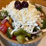 Rodos Pizza - Greek Salad - Moose Jaw